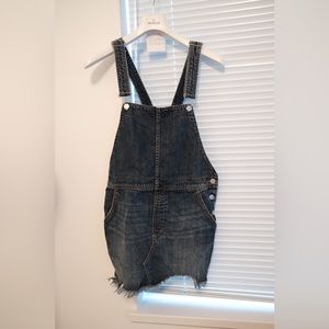 Free people jeans skirt